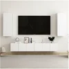 Image de Ensemble de meubles TV 5 pcs Blanc Bois d'ingénierie3074454