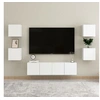 Image de Ensemble de meubles TV 6 pcs Blanc Bois d ingénierie
