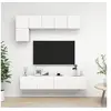 Image de Ensemble de meubles TV 5 pcs Blanc Bois d'ingénierie3078693