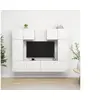Image de Ensemble de meubles TV 6 pcs Blanc Bois d ingénierie