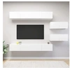 Image de Ensemble de meubles TV 6 pcs Blanc Bois d ingénierie
