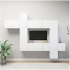 Image de Ensemble de meubles TV 10 pcs Blanc Bois d'ingénierie3078737