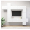 Image de Ensemble de meuble TV 9 pcs Blanc Bois d'ingénierie3078738