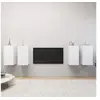 Image de Meubles TV 4 pcs Blanc 30,5x30x60 cm Bois d ingénierie