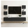 Image de Ensemble de meubles TV 6 pcs Noir Bois d ingénierie