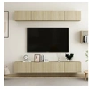 Image de Meubles TV 4 pcs Chêne sonoma 100x30x30 cm Bois d'ingénierie3078956