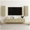 Image de Ensemble de meubles TV 5 pcs Chêne sonoma Bois d'ingénierie3078958