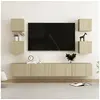 Image de Ensemble de meubles TV 6 pcs Chêne sonoma Bois d'ingénierie3078978