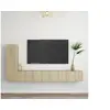 Image de 3-delige Tv-meubelset bewerkt hout sonoma eikenkleurig3078990