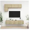 Image de Ensemble de meuble TV 5 pcs Chêne sonoma Bois d'ingénierie3079008