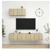Image de Meubles TV 3 pcs Chêne sonoma Bois d ingénierie