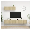 Image de Meubles TV 3 pcs Chêne sonoma Bois d ingénierie