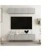 Image de Tv-meubelen 4 st 80x30x30 cm bewerkt hout betongrijs3079060