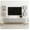 Image de Ensemble de meubles TV 7 pcs Gris béton Bois d'ingénierie3079081