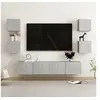 Image de Ensemble de meubles TV 6 pcs Gris béton Bois d'ingénierie3079082