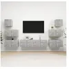 Image de Ensemble de meubles TV 8 pcs Gris béton Bois d'ingénierie3079134