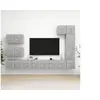 Image de 8-delige Tv-meubelset bewerkt hout betongrijs3079136