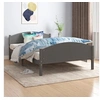 Image de Bedframe massief grenenhout donkergrijs 120x200 cm322048