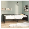 Image de Bedbank 3-zits massief grenenhout donkergrijs 90x200 cm322168