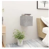 Image de Table de chevet Gris béton 30,5x30x30 cm Bois d ingénierie
