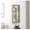 Image de Wandschap 36x16x90 cm bewerkt hout sonoma eikenkleurig803014