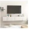 Image de Meubles TV suspendus 3 pcs Blanc 60x30x30 cm