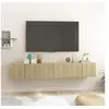 Image de Meubles TV suspendus 3 pcs Chêne sonoma 60x30x30 cm