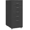 Image de Classeur mobile Anthracite 28x41x69 cm Métal