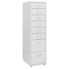 Image de Classeur mobile Gris 28x41x109 cm Métal