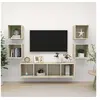 Image de Ensemble de Meubles TV 5 pcs, Ensemble d'Armoires de Télévision avec Rangement, Meubles Télé de Salon, Chêne Sonoma Bois d'Ingénierie 3079622