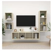 Image de Ensemble de Meubles TV 4 pcs, Ensemble d'Armoires de Télévision avec Rangement, Meubles Télé de Salon, Chêne Sonoma Bois d'Ingénierie 3079775