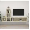 Image de Ensemble de meuble TV 3 pcs Chêne sonoma Aggloméré
