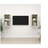 Image de Meubles TV muraux 2 pcs Chêne sonoma Aggloméré