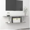 Image de Meuble TV mural Gris béton 103x30x26,5 cm806984