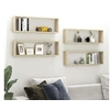 Image de Etagères cube murales 4 pcs Chêne sonoma 80x15x26,5 cm