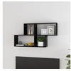 Image de Etagère murale Noir 100x18x53 cm Bois d'ingénierie