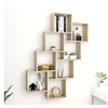 Image de Etagère murale cube Chêne sonoma 90x15x119 cm Bois d'ingénierie
