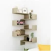 Image de Etagères murales d angle 2 pcs Chêne sonoma Bois d'ingénierie