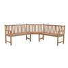 Image de Tuinhoekbank 185x185x90 cm massief teakhout316625