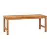 Image de Banc de jardin 114 cm bois de teck solide