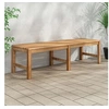 Image de Banc de jardin 150 cm bois de teck massif
