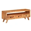 Image de Meuble TV 110x30x40 cm Bois d acacia massif