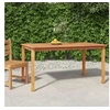 Image de Table a manger fixe sans tiroir rectangulaire en Bois massif L 150 cm