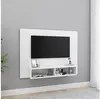 Image de Meuble TV mural Blanc 120x23,5x90 cm Aggloméré