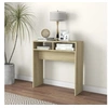 Image de Table console chêne sonoma 78x30x80 cm bois d ingénierie