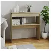 Image de Table console chêne sonoma 80x30x80 cm bois d ingénierie