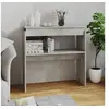 Image de Wandtafel 80x30x80 cm bewerkt hout betongrijs808318