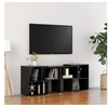 Image de Meuble TV Noir brillant 104x30x52 cm Bois d ingénierie