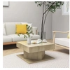 Image de Table basse Chêne sonoma 57x57x30 cm Bois d'ingénierie