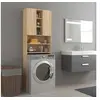 Image de Meuble pour machine à laver Chêne sonoma 64x25,5x190 cm